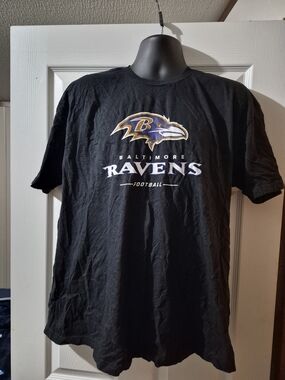 Fanatics Black Baltimore Ravens Logo Tee